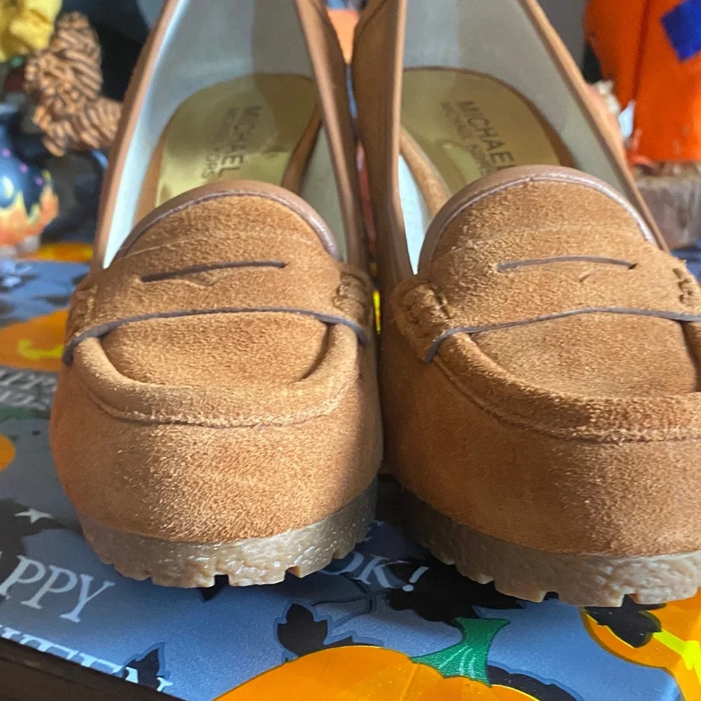 Michael Kors Brown Suede Loafers - Picture 5 of 5